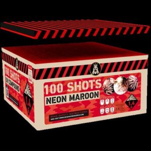 Neon Maroon 100-Schuss-Feuerwerkverbund online bestellen