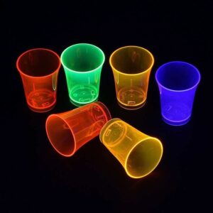 Neon Trinkbecher 50ml 8er Set 4 Farbmix online bestellen