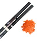 Orange Utan 80 cm elektrisch (Black Label) Papierflitter orange online bestellen