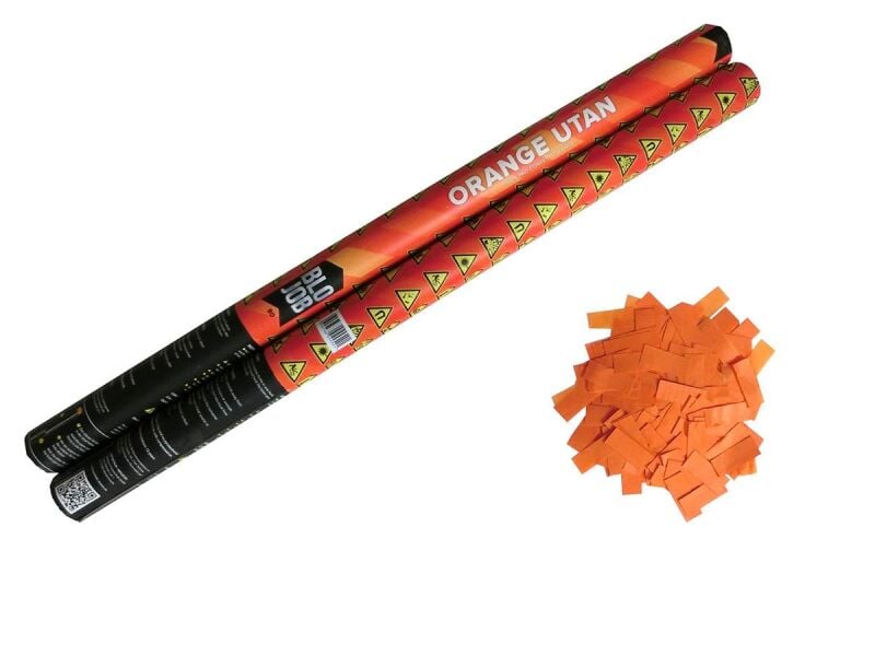 Orange Utan 80cm Papierflitter orange online bestellen