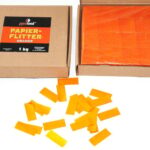 Papier Flitter – Orange 1kg (Pappschachtel) online bestellen