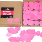 Papier Flitter – Pinke Herzen 1kg (Pappschachtel) online bestellen