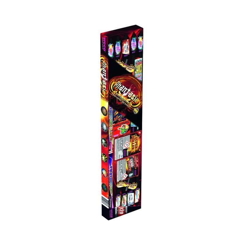 Familien-Sortiment mit ca. 124 Einzelteilen, 15-fach sortiert. Inklusive 9 Super-Effekt-Raketen mit Multicolour-Buketts ~  für 19.9 EUR bestellen