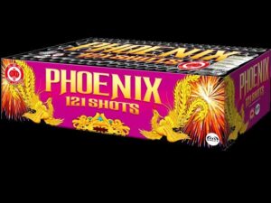 Phoenix 121-Schuss-Feuerwerkverbund (Stahlkäfig) online bestellen