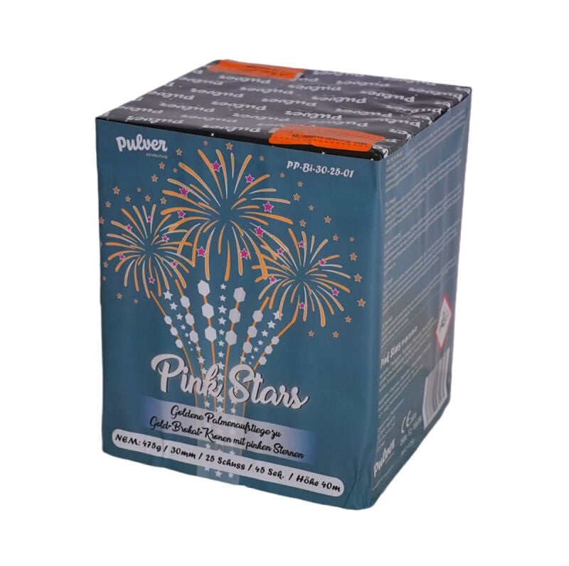 Pink Stars 25-Schuss-Feuerwerk-Batterie online bestellen