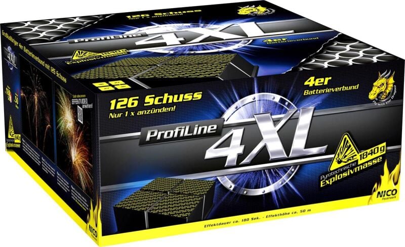 Profiline 4XL 126-Schuss-Feuerwerkverbund online bestellen