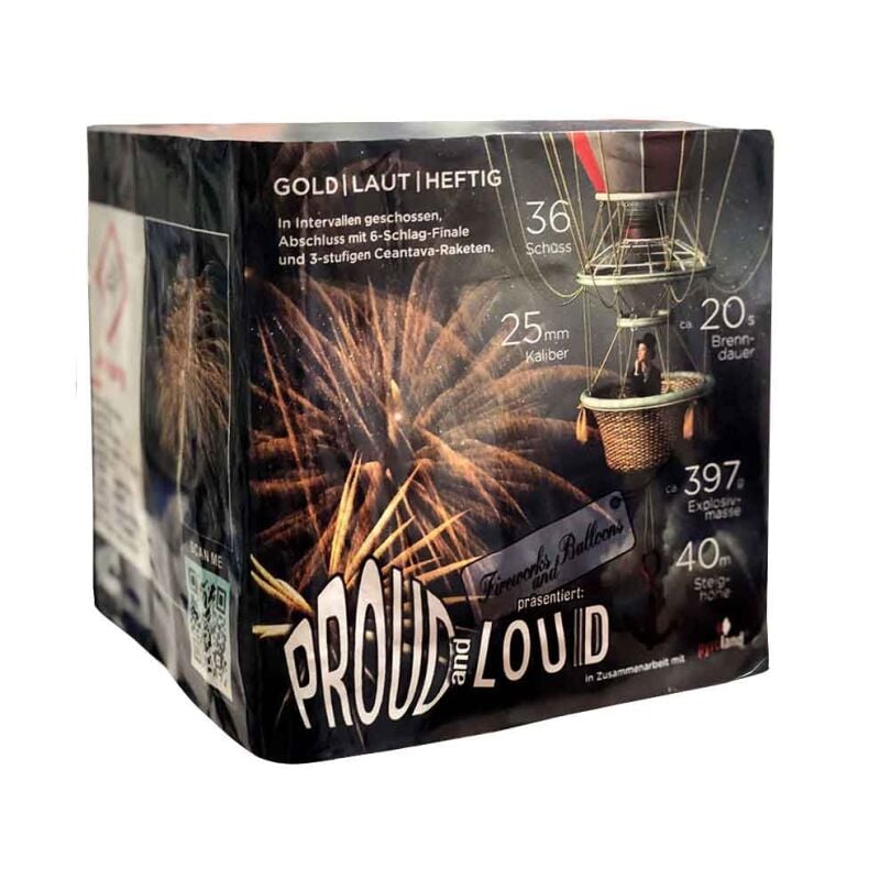 Proudandloud 36-Schuss-Feuerwerk-Batterie online bestellen
