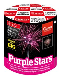 Purple Stars 13-Schuss-Feuerwerk-Batterie online bestellen