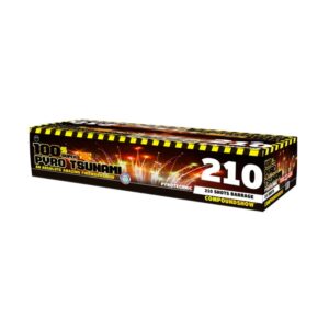 Pyro Tsunami 210-Schuss-Verbundfeuerwerk online bestellen