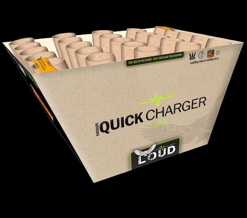 Quick Charger 25-Schuss-Feuerwerk-Batterie 8er Pack (Stahlkäfig) online bestellen