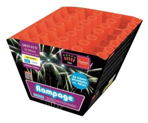 Rampage 35-Schuss-Feuerwerk-Batterie online bestellen