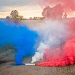 Rauchflagge 40s, blau/weiß/rot online bestellen