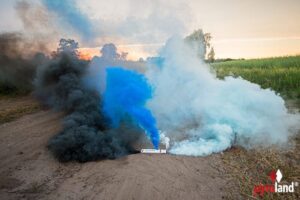 Rauchflagge 40s, schwarz/blau/weiß online bestellen