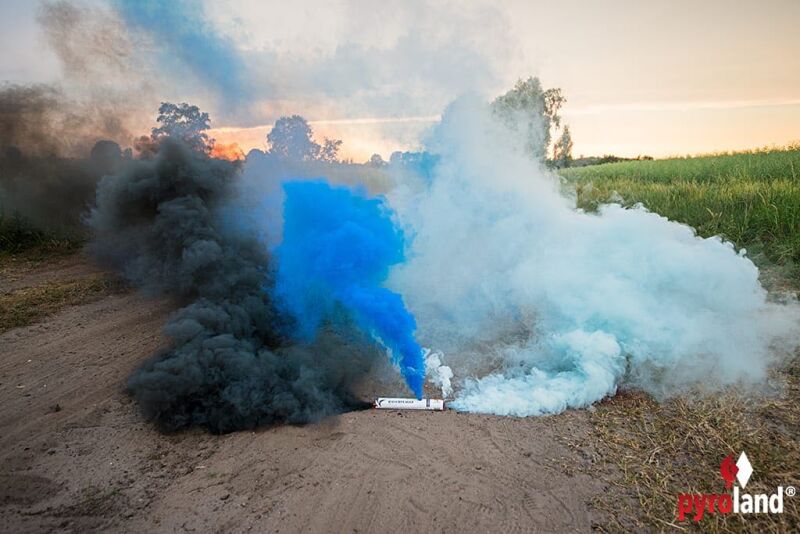 Rauchflagge 40s, schwarz/blau/weiß online bestellen