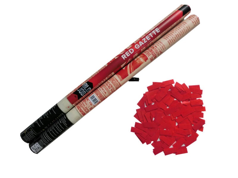 Red Gazette 80cm elektrisch Papierflitter rot online bestellen
