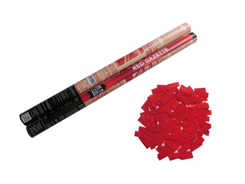 Red Gazette 80cm Papierflitter rot online bestellen