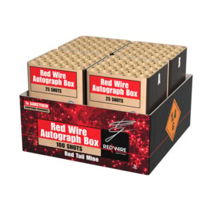 Red Wire Autograph Box 100-Schuss-Feuerwerkverbund (Stahlkäfig) online bestellen