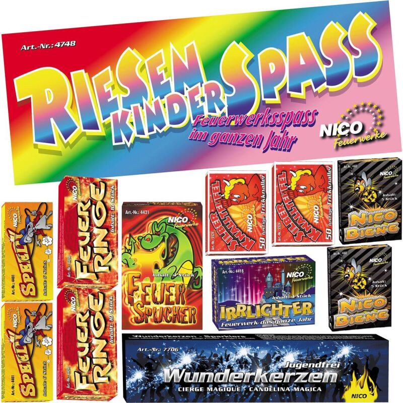 Riesen-Kinderspaß online bestellen