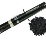 Schwarhartz 4 80cm elektrisch Papierflitter schwarz online bestellen