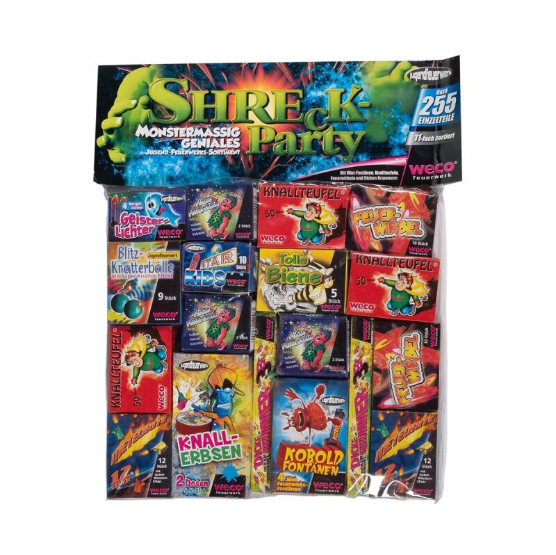 Shreck Party 255-teiliges-Jugendsortiment online bestellen