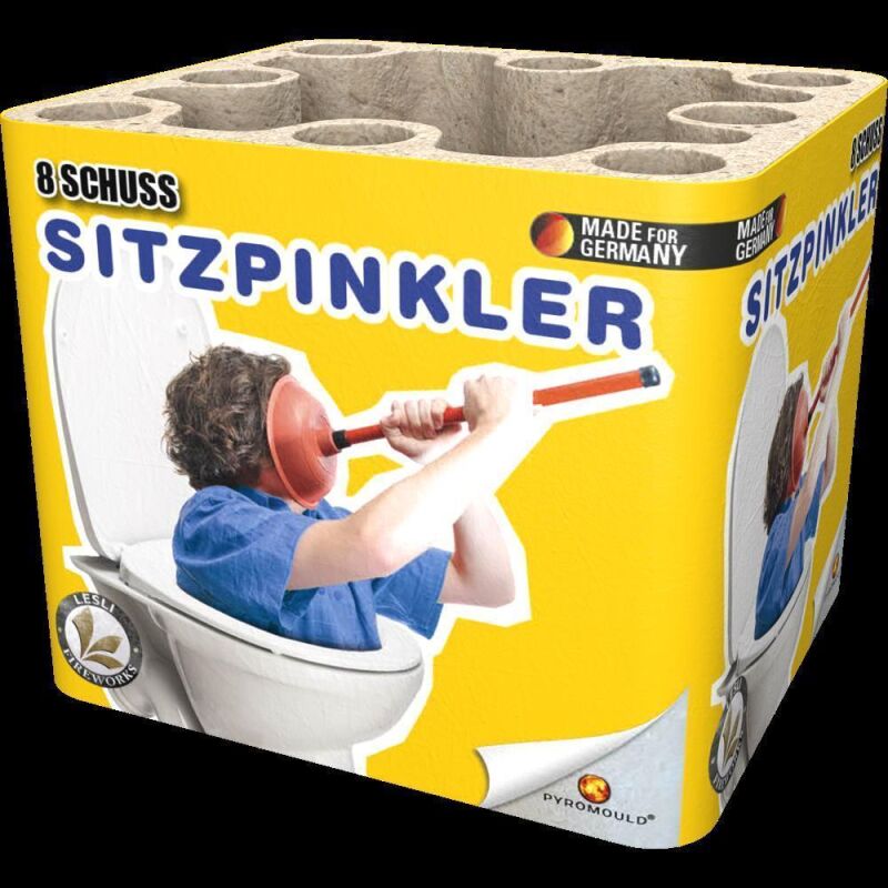 Sitzpinkler 8-Schuss-Feuerwerk-Batterie online bestellen