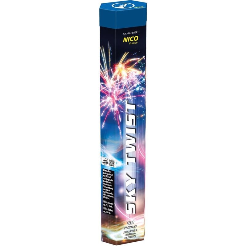 Sky Twist 80-Schuss-Römische-Lichterbatterie online bestellen