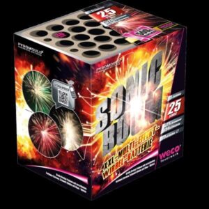 Sonic Boom 25-Schuss-Feuerwerkbatterie online bestellen