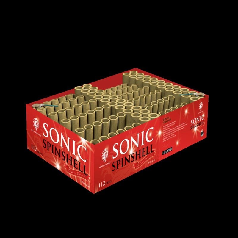 Sonic Spinshell 112-Schuss-Feuerwerkverbund online bestellen