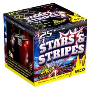 Stars & Stripes 25-Schuss-Feuerwerk-Batterie online bestellen