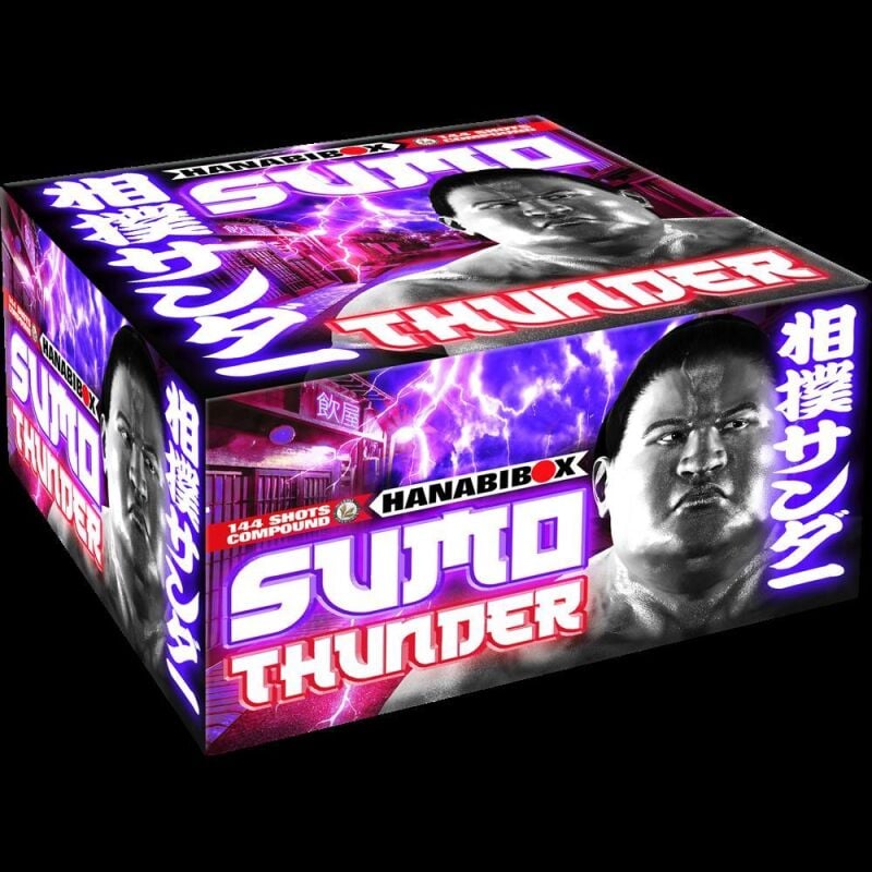 Sumo Thunder 144-Schuss-Feuerwerkverbund (Stahlkäfig) online bestellen