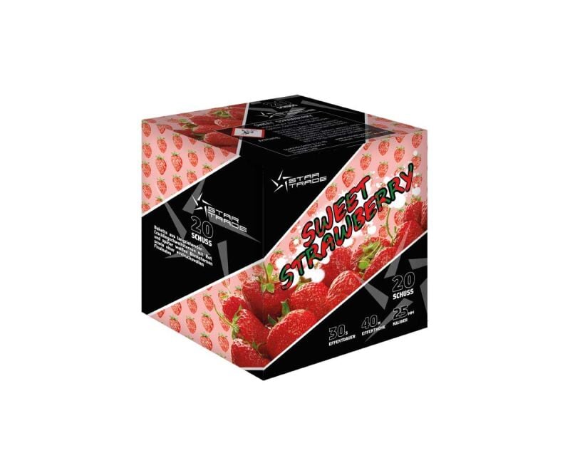Sweet Strawberry 20-Schuss-Feuerwerk-Batterie online bestellen