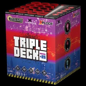 Triple Deck 25-Schuss-Feuerwerk-Batterie 6er Pack (Stahlkäfig) online bestellen