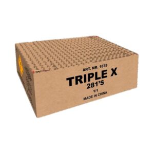 Triple X 281-Schuss-Feuerwerkverbund (Double Compound) online bestellen