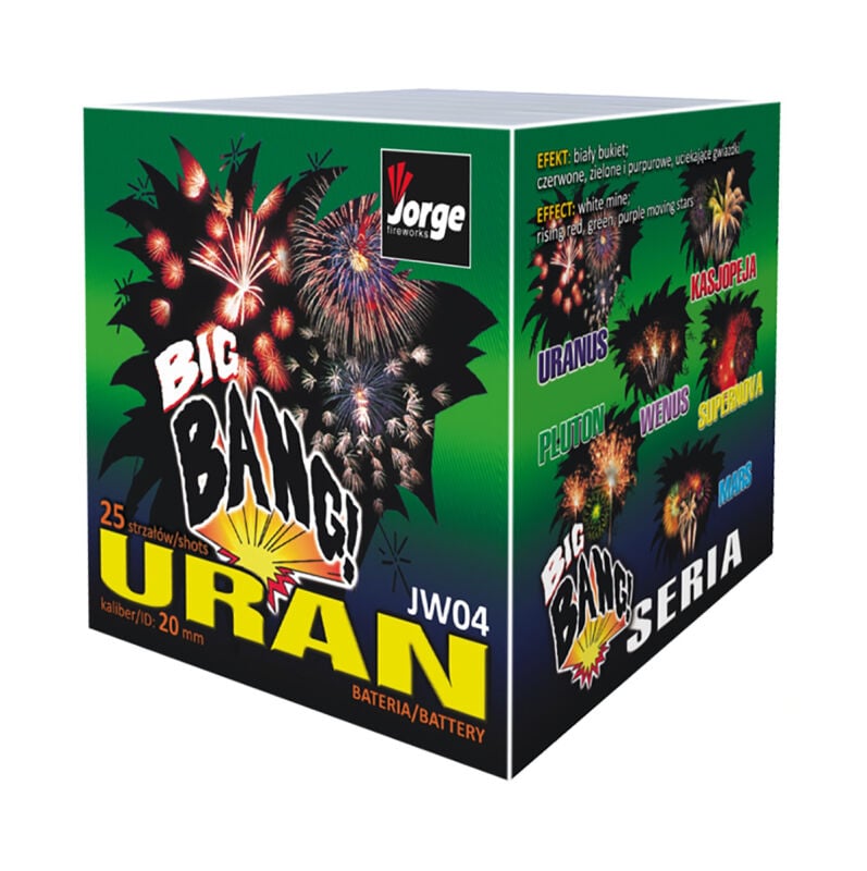 Uran 25-Schuss-Feuerwerk-Batterie online bestellen