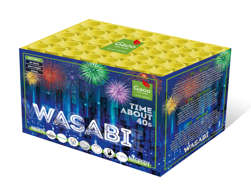 Wasabi 40-Schuss-Feuerwerk-Batterie online bestellen