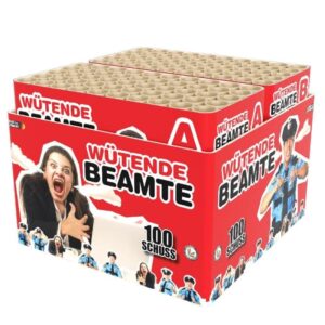 Wütende Beamte 100-Schuss-Feuerwerkverbund online bestellen