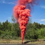 XL Rauchprojektor Rot 60s-80s online bestellen