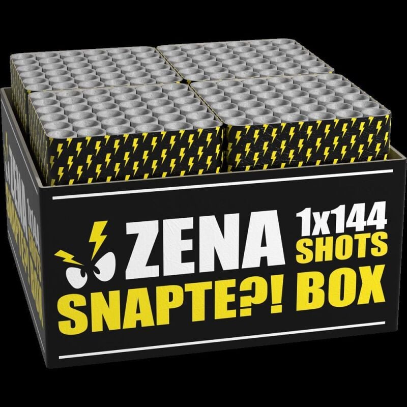 Zena Snapte?! Box 144-Schuss-Feuerwerkverbund (Stahlkäfig) online bestellen