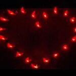 Feuerwerk bestellen: Lichterbild „Herz“ Violett